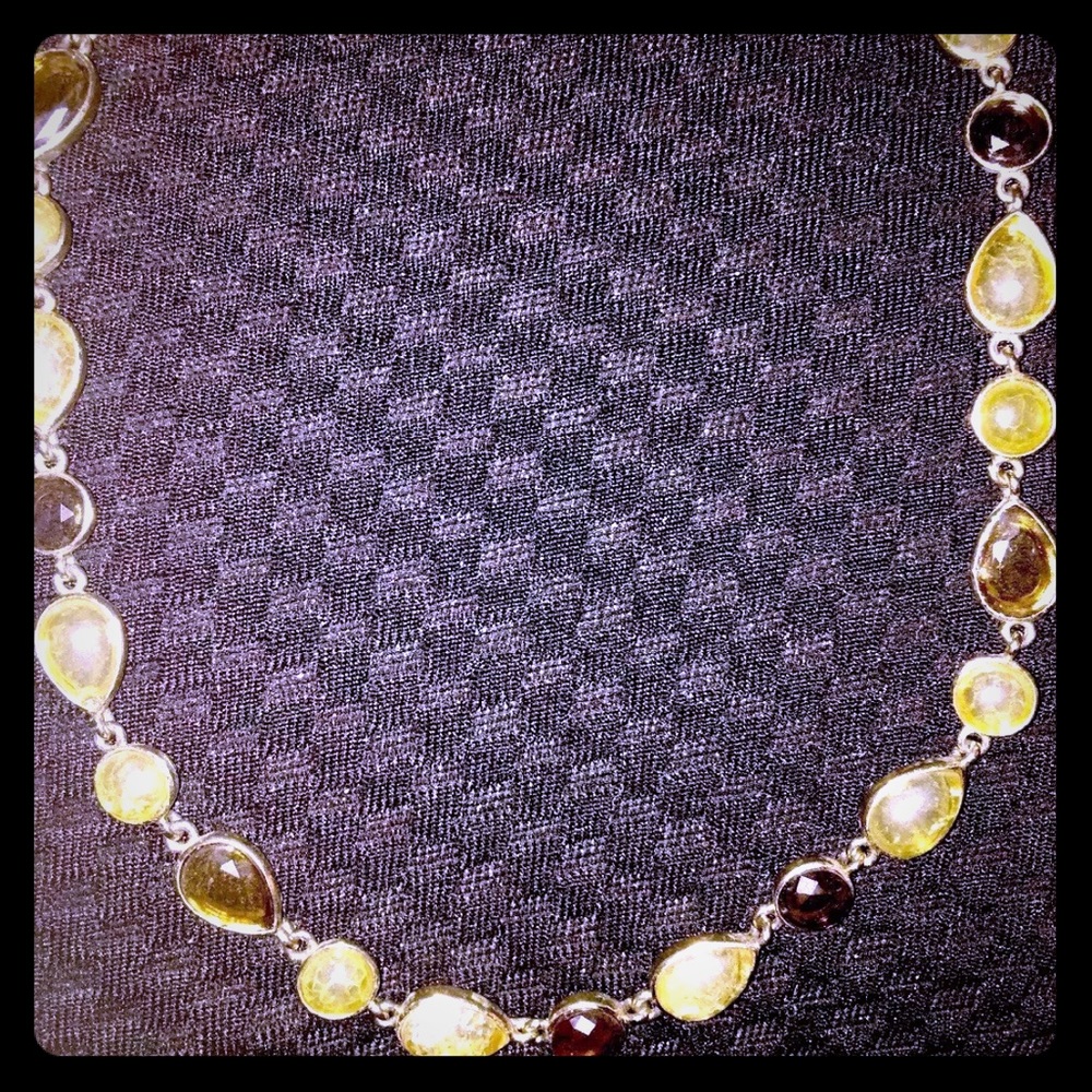 Monet Multi Color Stone Necklace